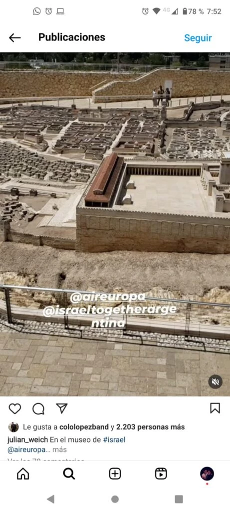 Julián Weich y sus vacaciones por Israel