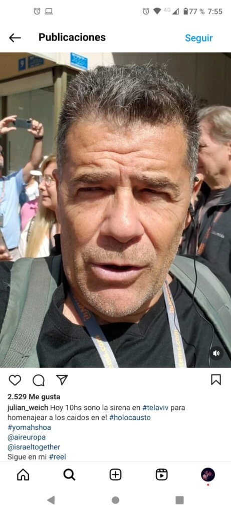 Julián Weich y sus vacaciones por Israel