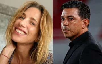 Las sugestivas fotos de Alina Moine con un hombre que destrozaron a Marcelo Gallardo