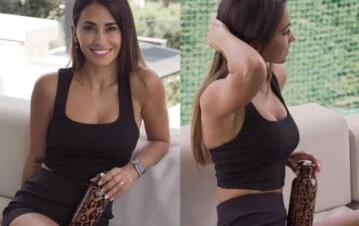 Los glamorosos looks “low cost” de Antonela Roccuzzo en sus vacaciones familiares en el desierto árabe