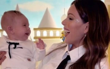 ¡Divina! El impactante primer plano de Sarah, la hija de Barby Franco y Burlando: "Viniste a..."