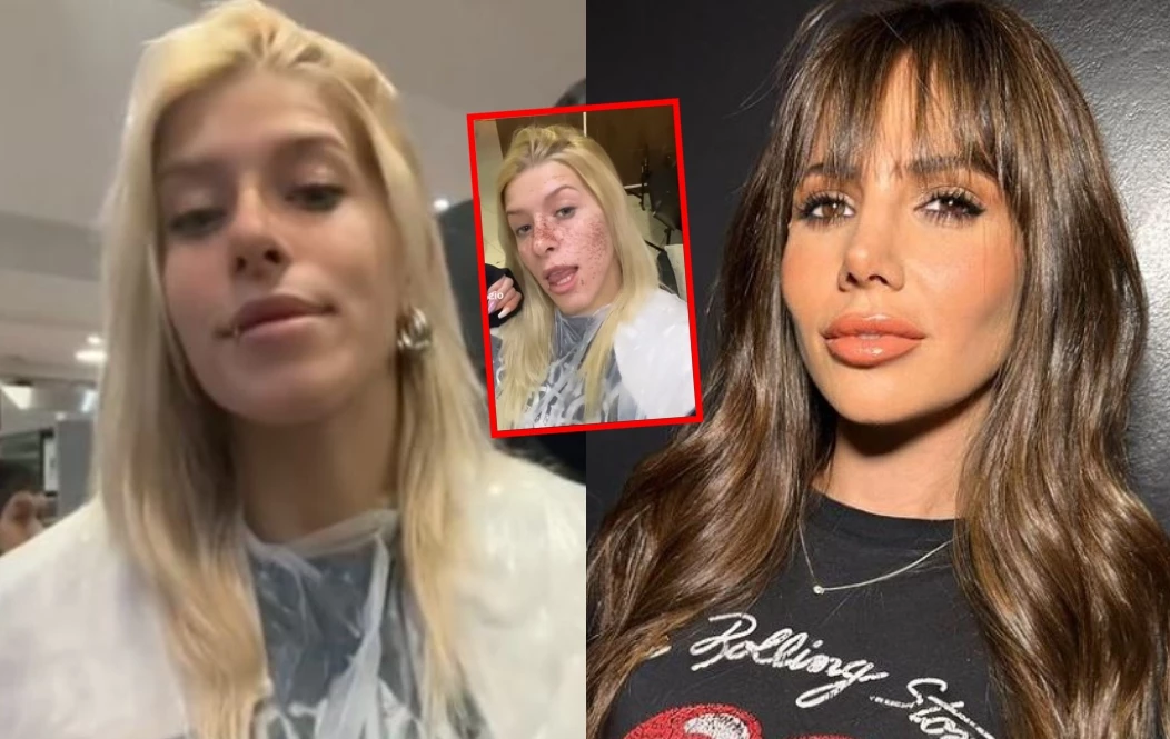 Camila de GH cambió su look y quedó igual a Romina Uhrig.