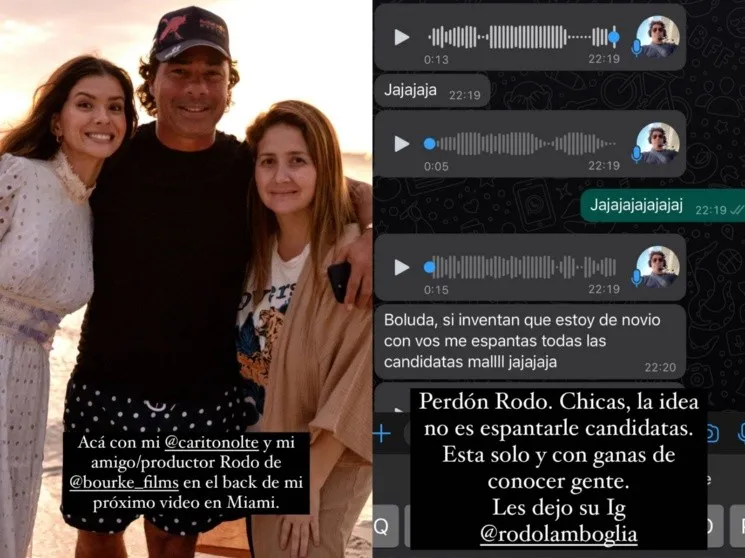 Los chats de la China Suárez con su "novio"