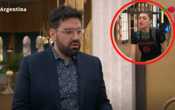 Estefanía expresó su tristeza en MasterChef y Damián Betular la consoló con un particular método