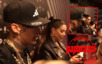 ¡Exclusivo! El súper video de L-Gante y Wanda Nara en los Premios Gardel: ¿por qué él rechazó un beso?