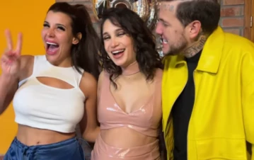 Las fotos del cumpleaños 26 de Melody Luz junto a la familia Caniggia a semanas de ser mamá