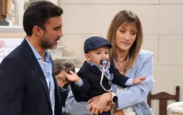 La fotos y videos del bautismo de Luca, el hijo de Mica Viciconte y Cubero