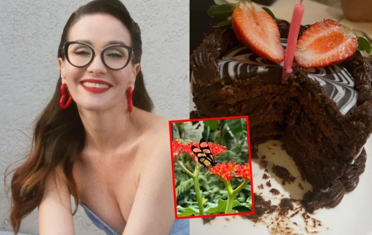 Natalia Oreiro festejó su cumpleaños en la naturaleza.