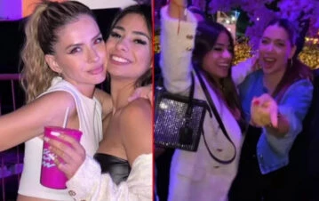Wanda Nara y la China Suárez se cruzaron en una fiesta y una le cantó “mentirosa”