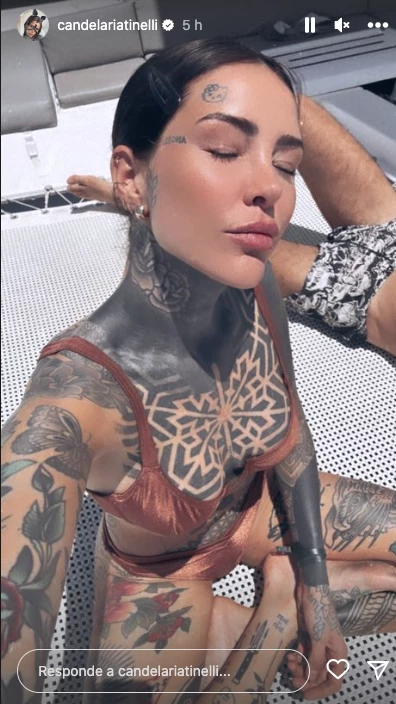 El viaje de Candelaria Tinelli a Ibiza