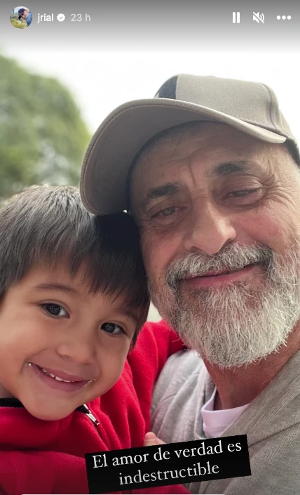 Jorge Rial se burló de su hija Morena con una foto de su nieto
