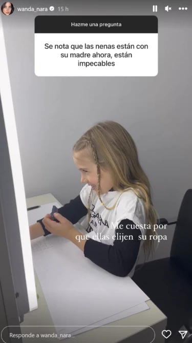 Wanda Nara confesó el conflicto que está teniendo con sus hijas