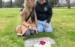 Maru Botana visitó la tumba de su hijo