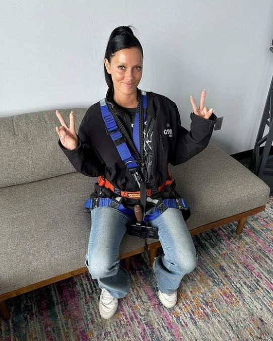 Oriana Sabatini viajou de helicóptero