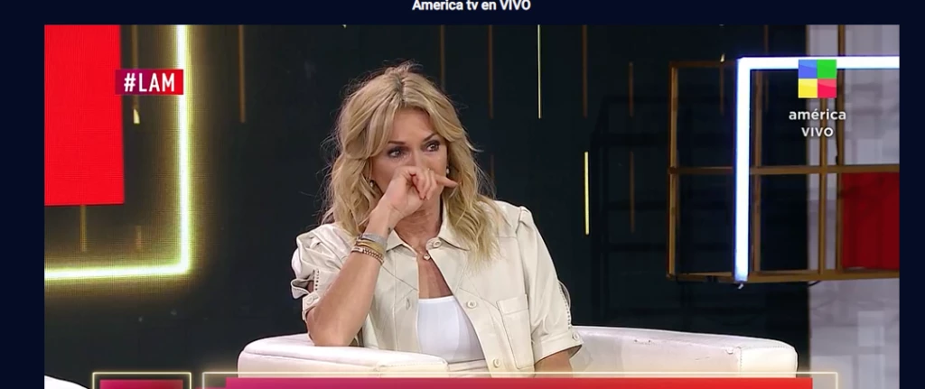 Yanina Latorre lloró en la despedida de Taboada