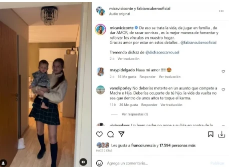 El posteo de Mica que suena a una indirecta a Nicole