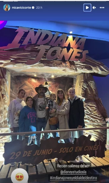 Indiana Cubero salió con su padre en medio del escándalo con Nicole