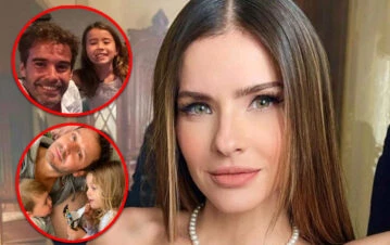 Los videos de la China Suárez para saludar a Nicolás Cabré y Benjamín Vicuña en el Día del Padre