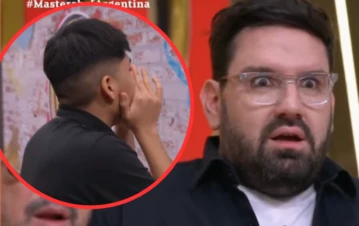 El show de caras de Damián Betular al escuchar gritar a Antonio de MasterChef