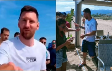 Lionel Messi fue descubierto en un paradisíaco lugar en medio de sus vacaciones