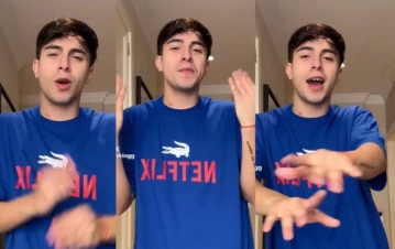 La foto que mandó al frente a Rusherking por su marca en el cuello