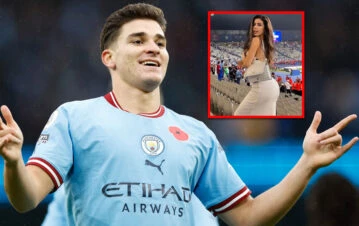 La profesora de inglés de Julián Álvarez viajó a Argentina y reconoció que está muy enamorada