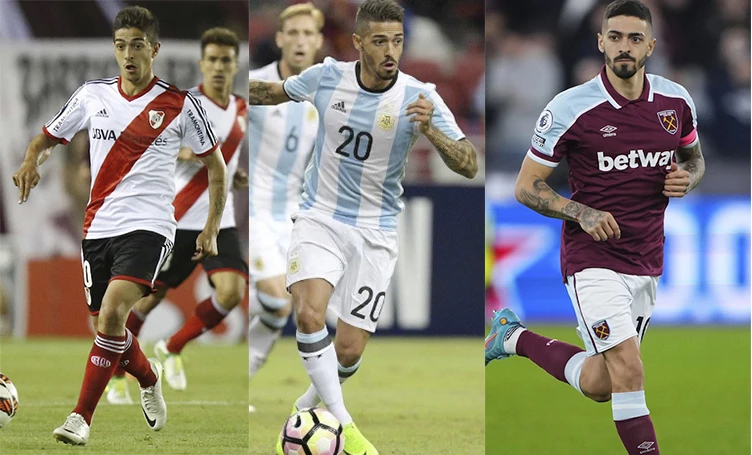 LANZINI DEBUTO EN RIVER, JUGO EN EL SELECCIONADO Y HACE 7 TEMPORADAS LA ROMPE EN EL WEST HAM UNITED DE LA PREMIER LEAGUE INGLESA.