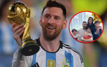 La primera foto de Lionel Messi con 36: así celebró su cumpleaños en Rosario
