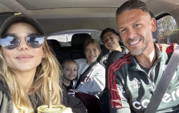 Los hijos de Eva Anderson y Martín Demichelis se convirtieron en modelos de la marca de Antonella Rocuzzo: las fotos