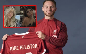 Alexis Mac Allister fue presentado en Liverpool y se sacó una foto que volverá loca a Camila Mayan, su ex