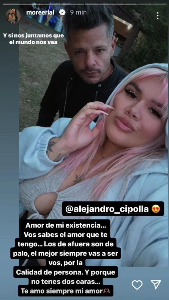LA TREMENDA DECLARACION DE MORE RIAL A ALEJANDRO CIPOLLA. POBRE JORGE, NO LO DEJAN EN PAZ.