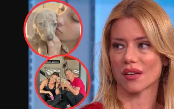Las polémicas fotos de Mica Viciconte con el perro salchicha de la polémica: "En tu cara, Nicole"