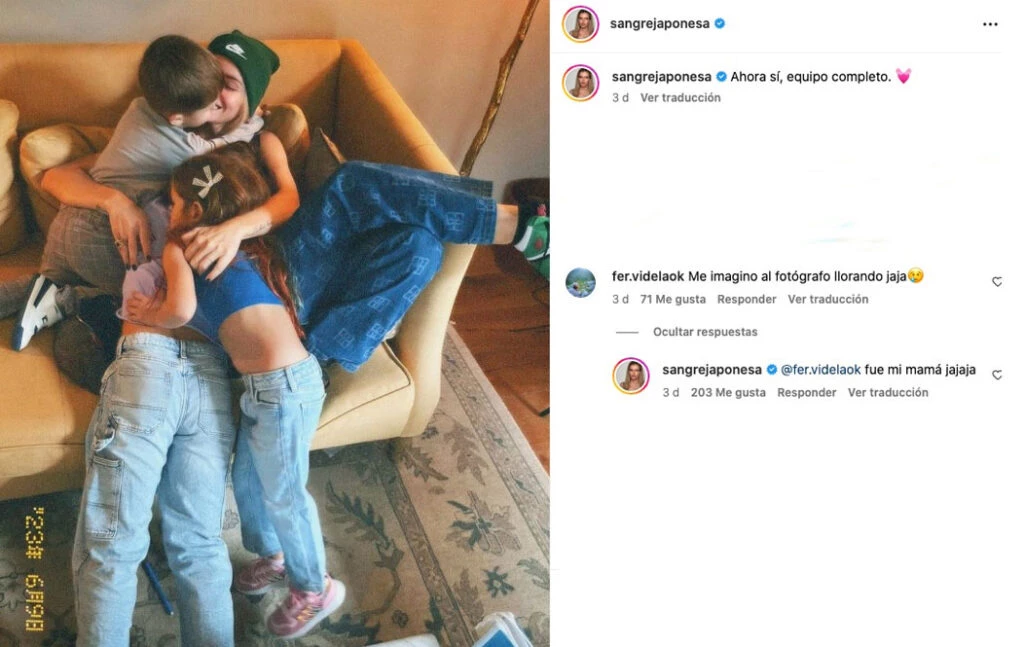 El reencuentro de la China Suárez y sus hijos