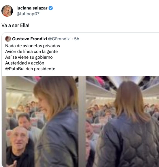 LUCIANA SALAZAR SE LA JUGO Y ANUNCIO QUE VA A VOTAR A PATRICIA BULLRICH. MARTIN REDRADO APOYA A SU CONTRINCANTE INTERNO, HORACIO RODRIGUEZ LARRETA. ¡CUANDO NO EN VEREDAS ENFRENTADAS!