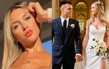 Aseguran que Lautaro Martínez se casó “obligado” por Agustina Gandolfo: “Él es como un muñeco y ella...”