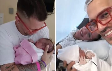 Bambam Morais fue papá, presentó a su hermosa hija y contó el susto que se llevaron en el parto
