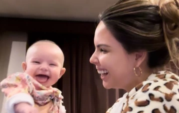 Barby Franco mostró el topísimo y divertido cuarto de juegos de su hija Sarah con frigobar, luces led y hamaca colgante