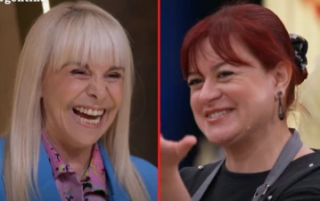 Claudia Villafañe sorprendió a los participantes de MasterChef y Silvana explotó de alegría