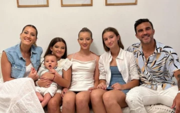 Los mensajes que recibió Fabián Cubero de Mica Viciconte y sus hijas por el Día del Padre