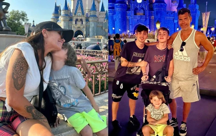 Las vacaciones en Disney de Flor Peña.