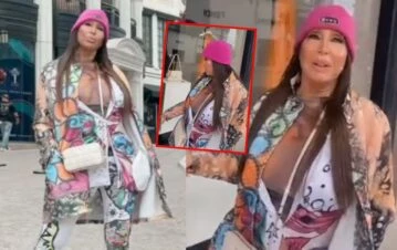 Moria Casán estalló indignada frente a una vidriera de Rodeo Drive, en Los Ángeles: “Imaginate que….”