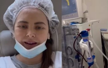 El último video de Silvina Luna desde su cama de hospital y cubierta de moretones: “Deseenme mucha suerte”