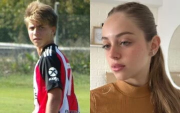 Las fotos de la nueva novia de Valentino López, la nieta de un ídolo legendario de River Plate