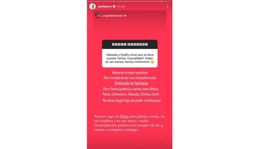 Yanina Latorre habló de la salida de sus compañeras de LAM