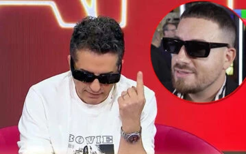 Cuánto cuestan los lentes de sol importados que Fede Bal le regaló a Ángel de Brito en los Martín Fierro