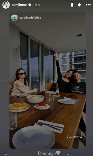 El momento que vivieron Camila Homs y José Sosa