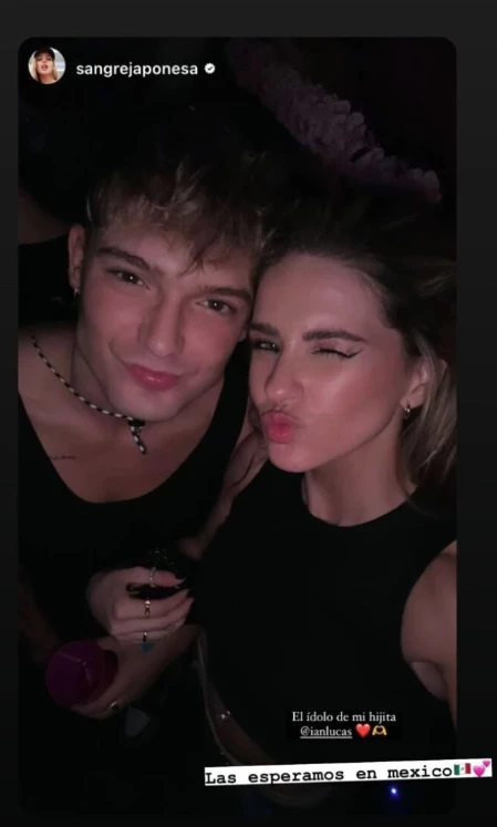 La China Suárez junto a Ian Lucas