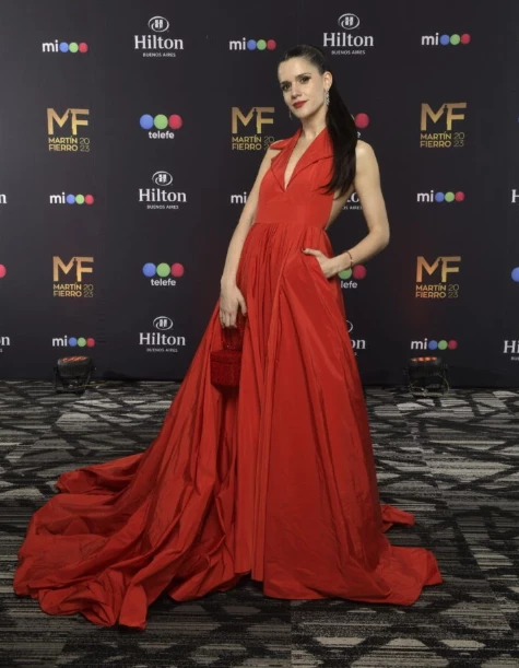 Violeta Urtizberea en los Martín Fierro