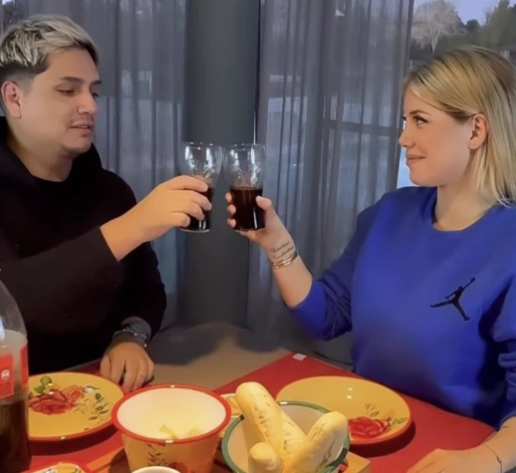 Wanda Nara y Kennys Palacios juntos