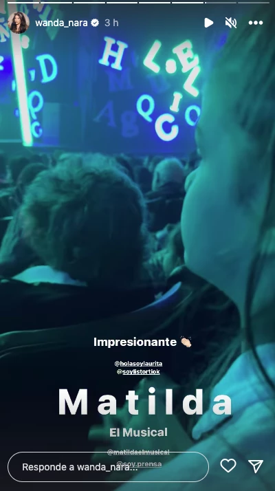 La primera salida pública de Wanda Nara